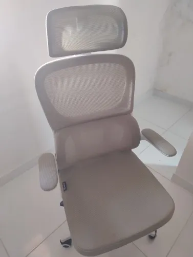 Cadeira ergonômica mash g500 genebra Luvinco cinza