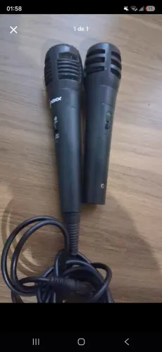 Microfone com defeito