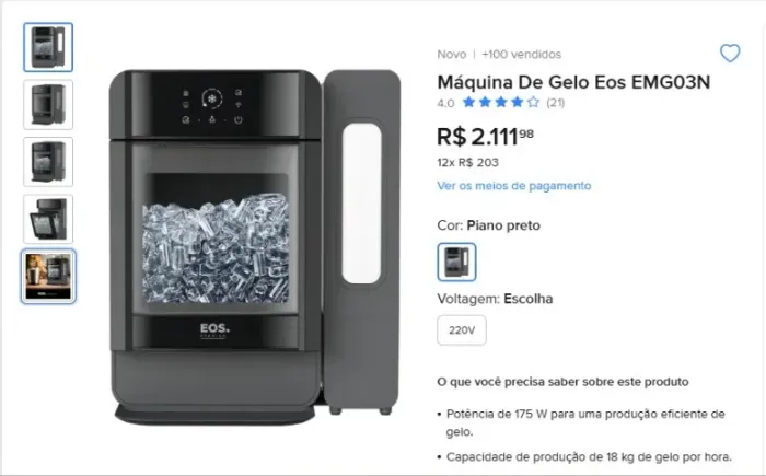 Maquina de Gelo