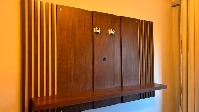 Painel ripado para tv até 60 polegadas / 169 cm largura, 108 cm altura