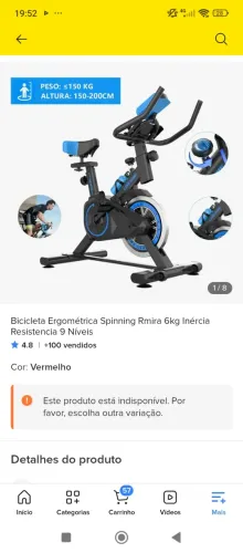 Bicicleta ergométrica