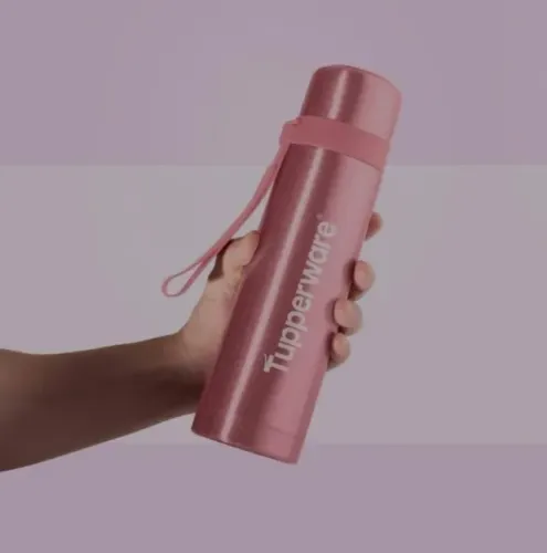 Garrafa Térmica Duo Tup 500ml Rosa Tupperware