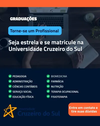 Vem fazer sua Graduação com a Cruzeiro 