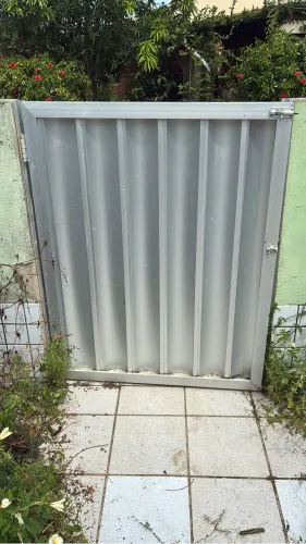 Portão galvanizado 1,0m x 1,24m 