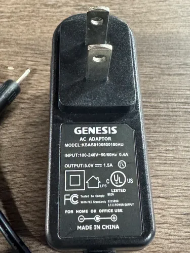 Fonte Gênesis para game 5v 1.5amper na oferta só 10,00
