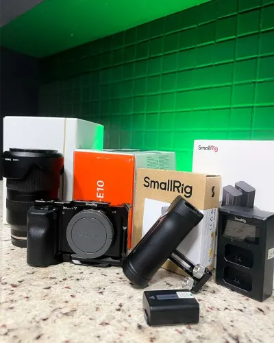 Kit Sony zve10 + Lente Tanrom 17/70mm