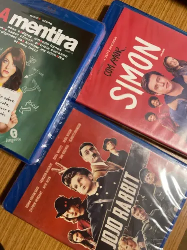 Pacote - Blurays, JoJo Rabbit, Love Simon, A Mentira