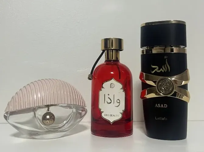 3 PERFUMES FEMININOS VAZIOS