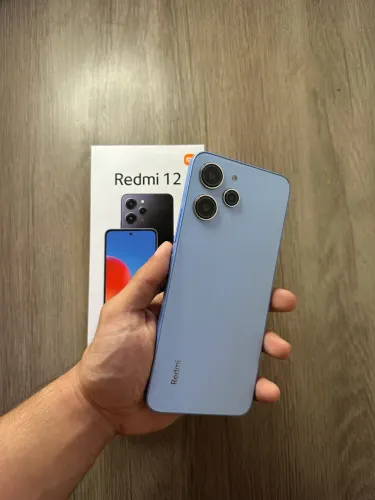 Redmi 12 Azul Conservado, Completo e com Caixa