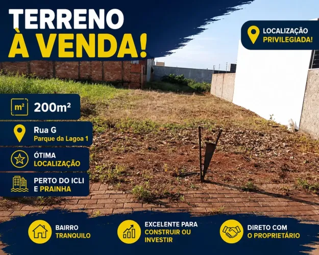 TERRENO À VENDA - FOZ DO IGUAÇU/PR