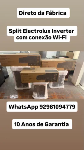 Split Electrolux Inverter com Wi-Fi