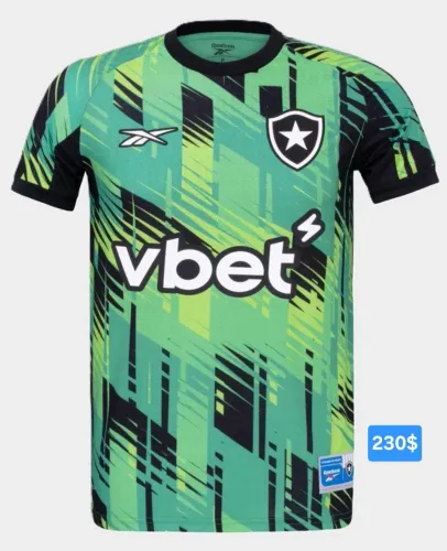 Camisa de goleiro verde do Botafogo P, M, G e GG original