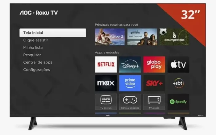 Smart tv 32`` HD 3 meses de uso