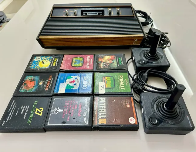 Videogame Atari 2600 Original e funcionando!