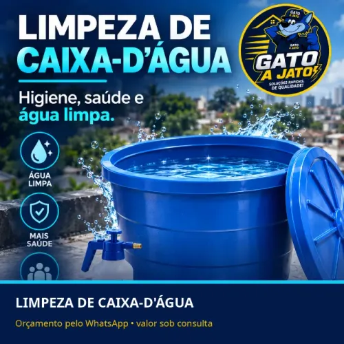 Limpeza de caixa d'água