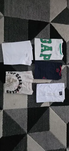 Lote 17 - camisas menino 8 anos