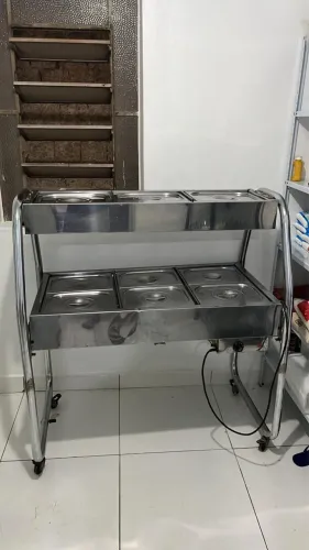 Cuba para buffet em inox 