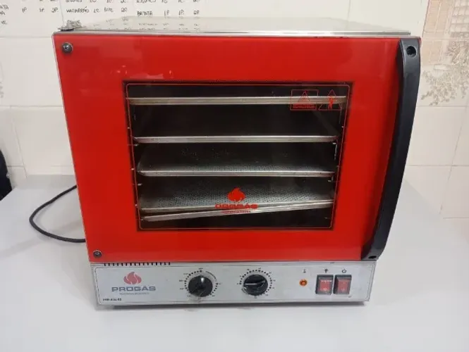 Forno Turbo Elétrico Progás Fast Oven 56 Litros Vermelho 220V PRP-004
