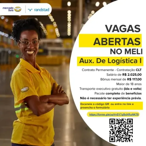 Auxiliar de Logística | Representantes de Envios | Mercado Livre