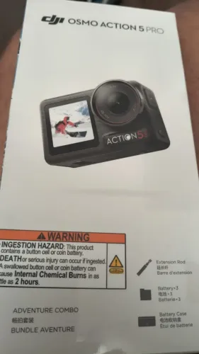 Câmera de Ação DJI Osmo Action 5 Pro Standard Combo