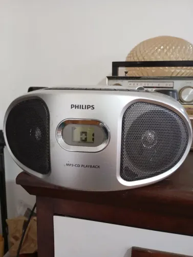 Rádio philips boombox MP3 CD playback funcionando perfeitamente 