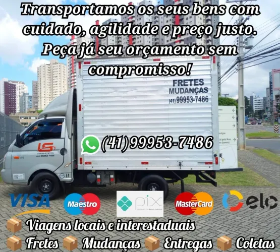 Pequenos fretes e mudanças preço justo