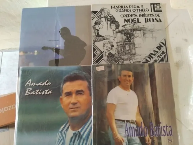 Lps lote Chico Buarque ( Lacrado) - Amado Batista(02) e Marília Pera e Geande Otelo