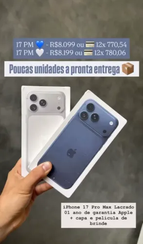 iPhone 17 Pro Max - Lacrado