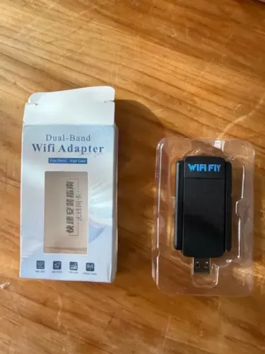 Adaptador Wi-Fi 6 USB 3.0 1800Mbps Dual Band 2.4G/5G para PC