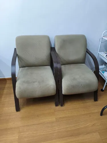 Par de Cadeirões / Poltronas de Recepção (Bege)