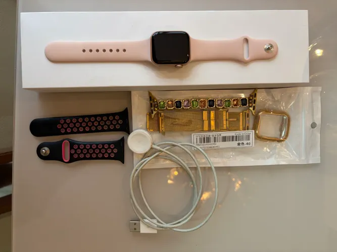 Apple Watch SE 1ª geração rosa dourado