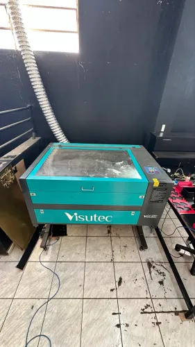 Máquina laser co2 corte e gravação 80w