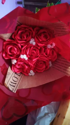 Buquê de flores (cetim)