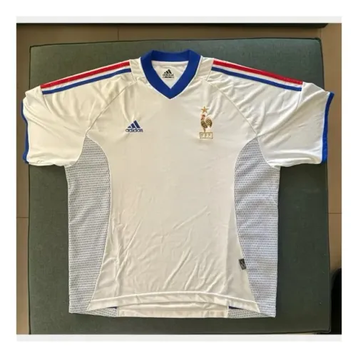 Camisa França 2002 2004 Away adidas Copa do Mundo Tam GG