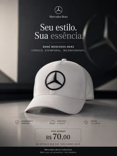 Boné Mercedes Benz