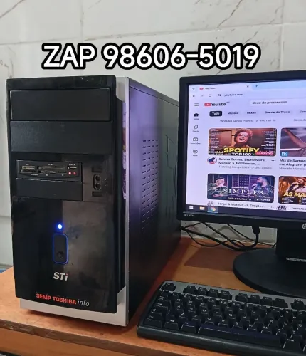 Computador Dual Core 3.0 Windows 10 Funcionando Perfeito Zap 9?8?6?0?6?-5?0?1?9?