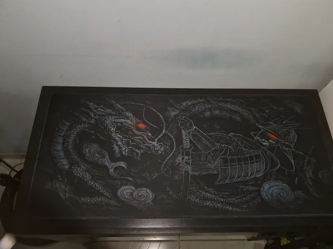 Mousepad gamer Dazz - Hybrid Deskmat Kamon Fear Hashira