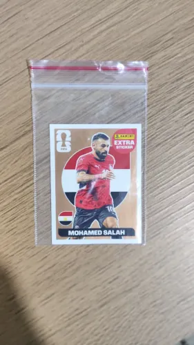 ? Figurinha Panini Extra Sticker Mohamed Salah FIFA - Bronze