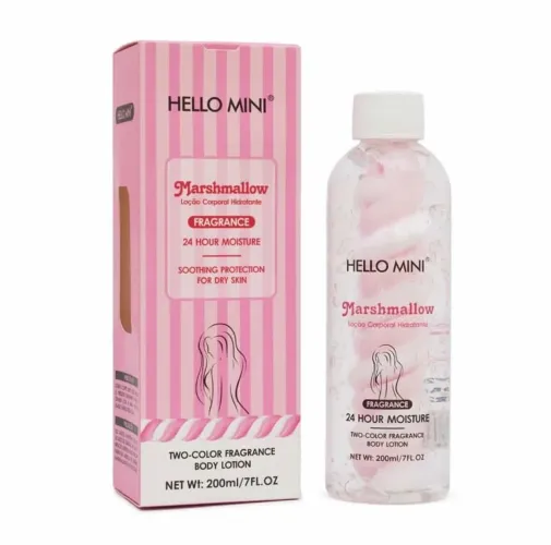 Loção Corporal Hello Mini Marshmallow 200ml | Hidratação 24h ?