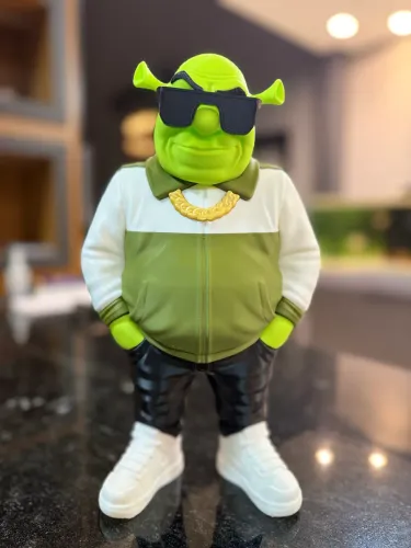 Boneco colecionável shrek