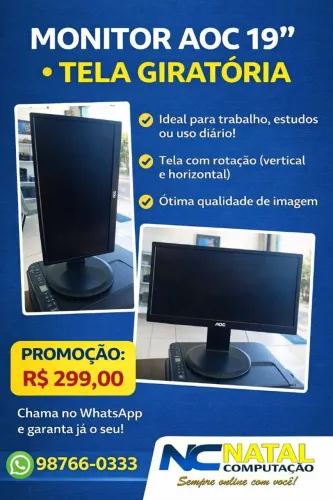 Monitor 19 polegadas