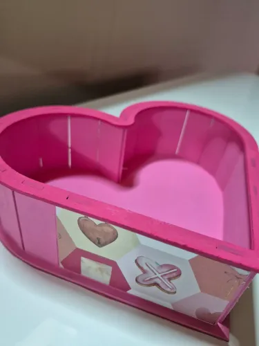 Caixa em MDF de Coração Personalizada
