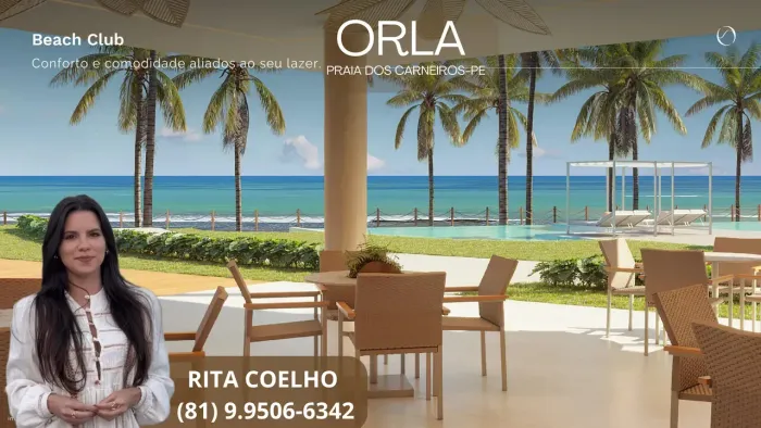 ROOFTOP 3 QUARTOS NA BEIRA-MAR DE CARNEIROS - ORLA - DUE INCORPORADORA