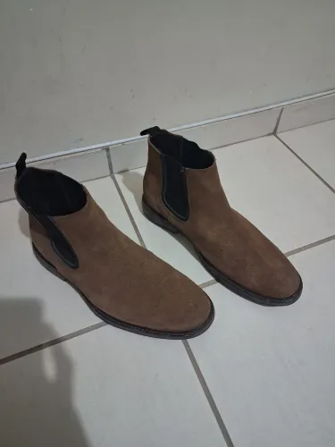 Botina camurça masculina-marca anatomic gel Boots