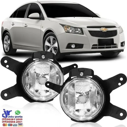 Par Farol de Milha Cruze Sedan Hatch Sport 11 12 13 14 15 Auxiliar Neblina