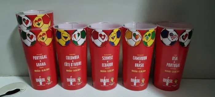Copos Coca Cola Copa do Mundo Fifa 2014