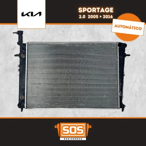 Radiador Kia Sportage 2.0 (Caixa Estriada) 2005/2016