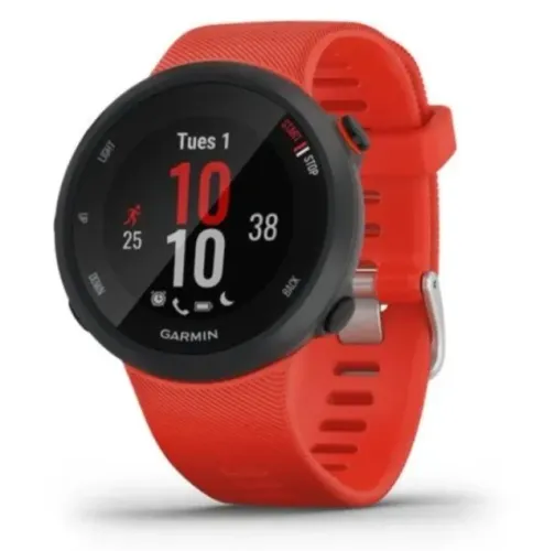 Relógio Garmin Forerunner 45 com Monitor Cardíaco de Pulso e GPS