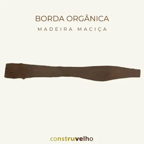 Prancha De Madeira Maciça Com Borda Orgânica