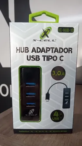 Hub Usb -C Com 4 Portas USB 3.0 X-cell